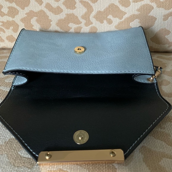 Like New! Light Blue Vegan Leather Wristlet - Picture 7 of 10